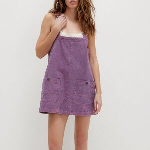 Free People We The Free Overall Smock Mini Railroad
